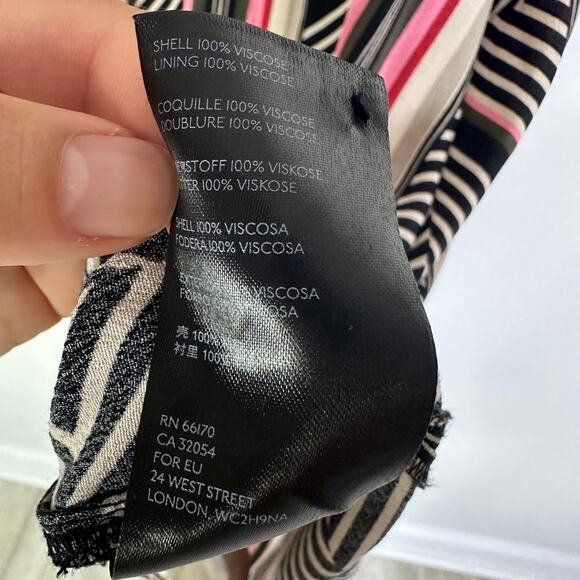 Anthropologie Mckenzie Mock Neck Tunic Midi Dress women’s Large Short Sleeves - Picture 5 of 8